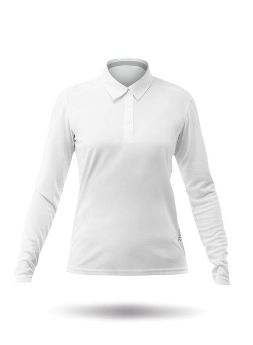 WOMENS LONG SLEEVE ZHIKDRY LT POLO