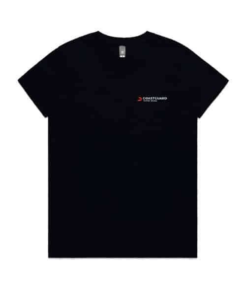 100% Women's Cotton Tee Coastguard