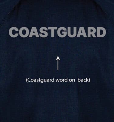 Coastguard word on back