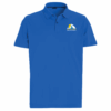 BOISW Mens Tech Pique Polo Olympic Blue